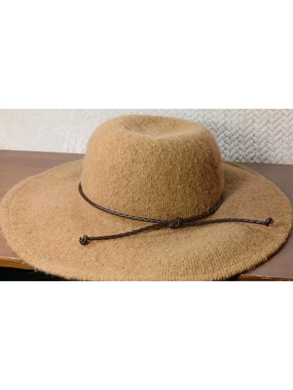 Scala Pronto - 64% Wool - 36% Poly - Camel Brown - 15" Wide Brim Hat - Bohemian